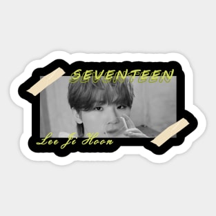 Kpop Design Woozi Seventeen Sticker